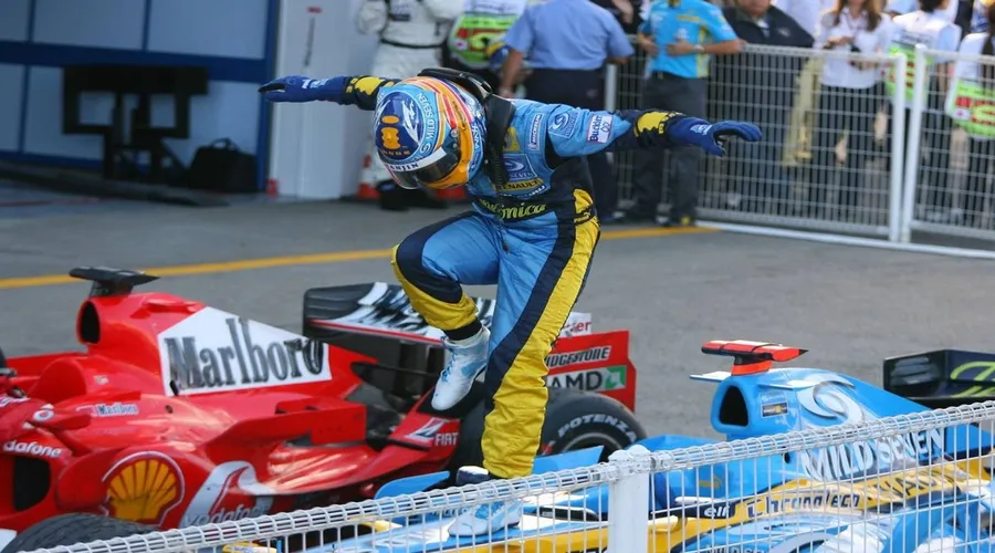 La parrilla de F1 elige: la celebración de Alonso sigue siendo la mejor